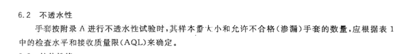 医用聚氯乙烯手套GB 24786标准不透水试验